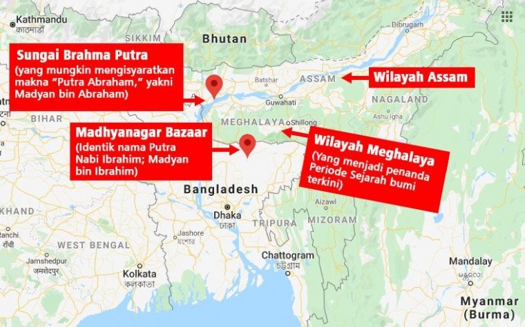 Assam yang berada di garis bujur 91 derajat (dokpri)