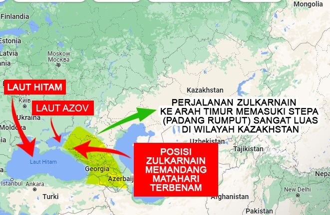 LautAzov di sebelah utara Laut Hitam
